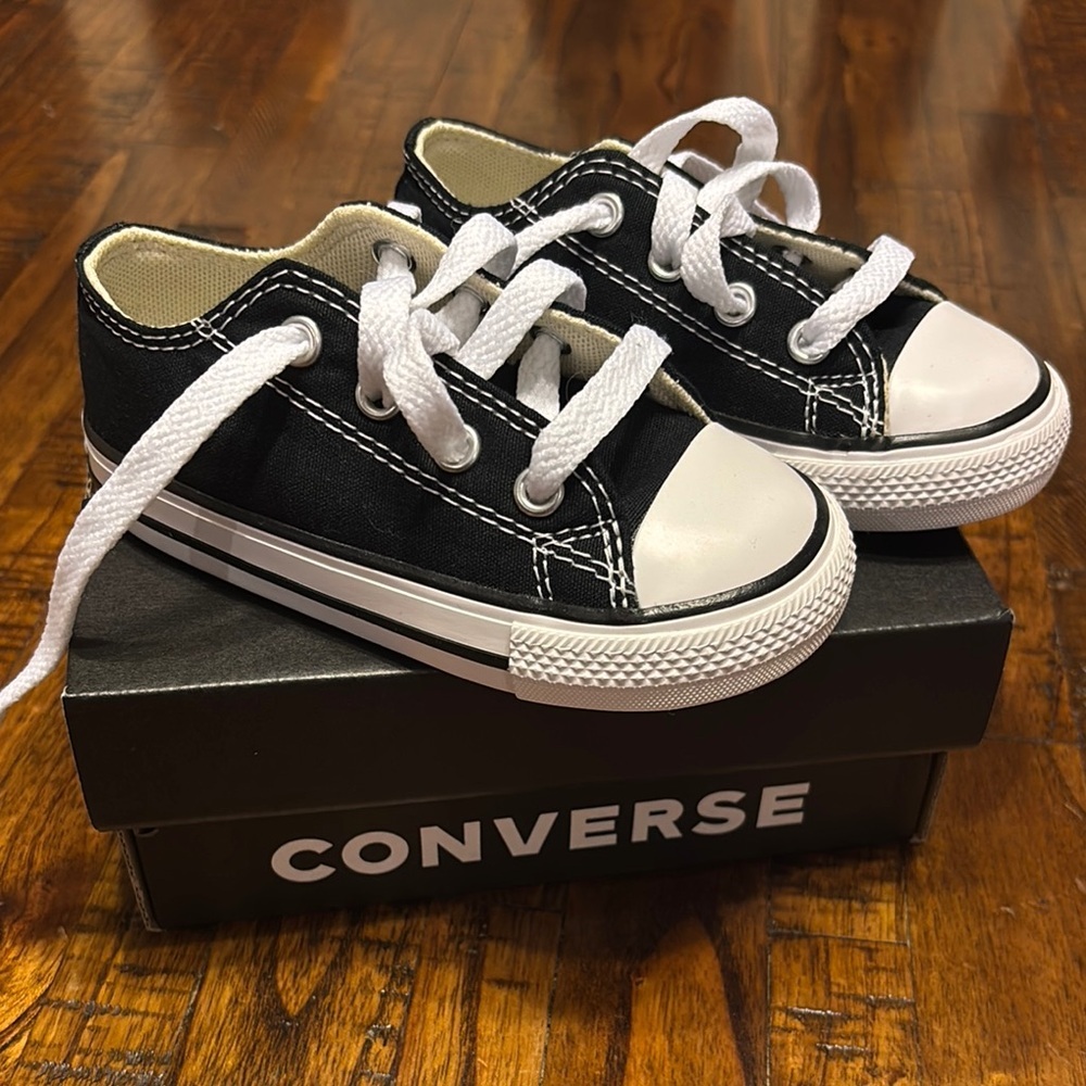 Converse Kids Black Sneakers